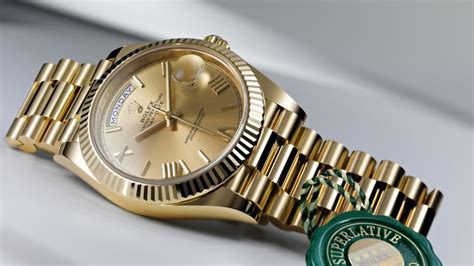 rolex day date solid gold|solid gold rolex day date.